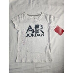 Air Jordan T-Shirt Boys Short Sleeve Size 4 White